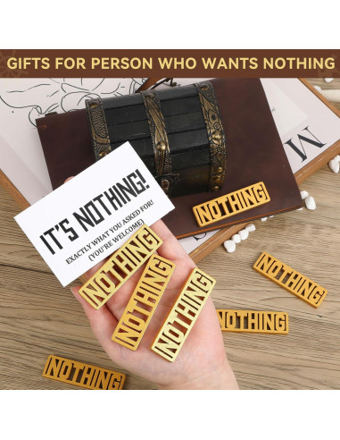 Cofre Pirata de Nada JULEASEL - Regalo Divertido para Cumpleaños