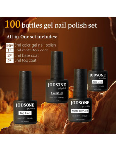 Kit de Esmalte de Uñas en Gel JODSONE 95 Colores 5ml 2