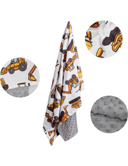 Manta para Bebé FIGEPO Doble Capa Suave 76x102 cm