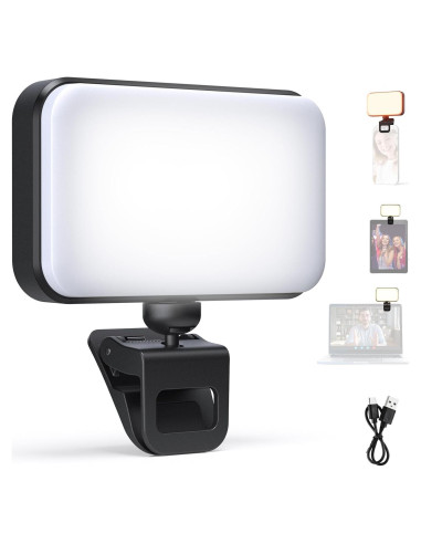 Luz LED para Selfie NEEWER N6, 66 LEDs, Compacta y Recargable