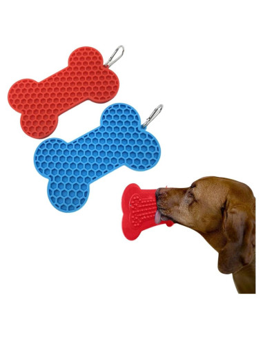 Alfombrilla para Lamer Perros VALUEPET Hueso 18x13 cm Silicona