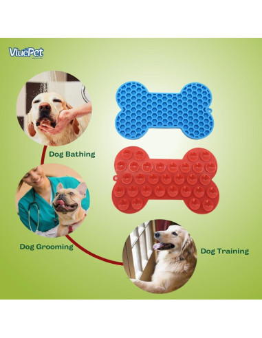 Alfombrilla para Lamer Perros VALUEPET Hueso 18x13 cm Silicona