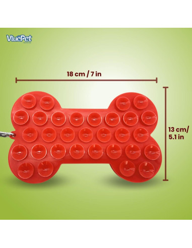 Alfombrilla para Lamer Perros VALUEPET Hueso 18x13 cm Silicona