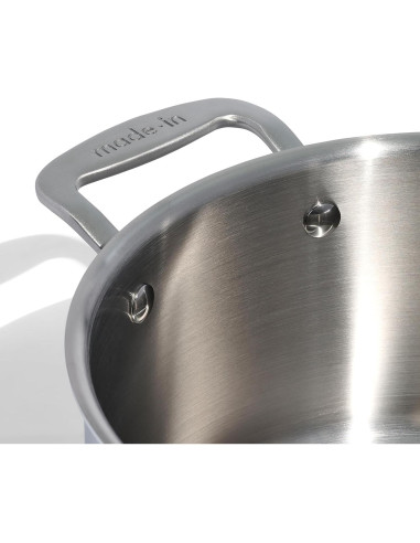 Olla de Acero Inoxidable Made In 6 Cuartos - Profesional