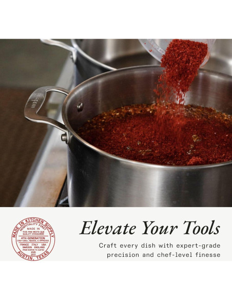 Olla de Acero Inoxidable Made In 6 Cuartos - Profesional