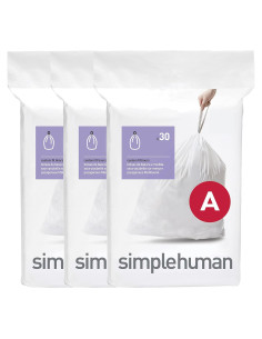 Forros de Basura Ajustados simplehuman Código A 90 Contador 4.5L