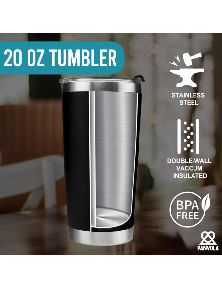 Taza de Viaje Panvola Oh For Fox Sake 887 ml Acero Inoxidable