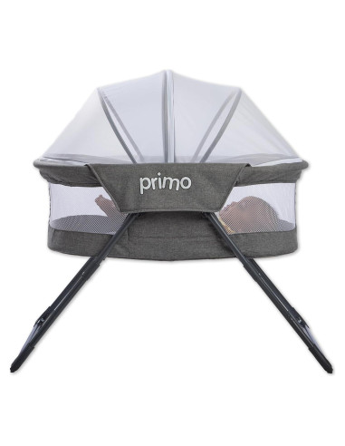 Cuna de Viaje Plegable Primo Deluxe Gris Heather - 90.2x48.3cm