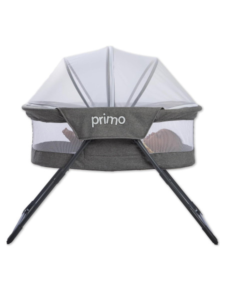 Cuna de Viaje Plegable Primo Deluxe Gris Heather - 90.2x48.3cm