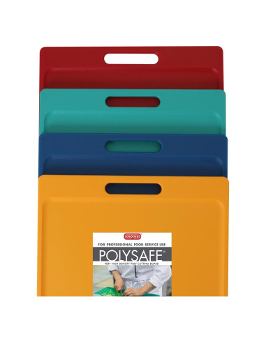 Juego de 4 Tablas de Cortar Dexas Polysafe 28 x 36.8 cm