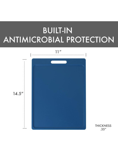 Juego de 4 Tablas de Cortar Dexas Polysafe 28 x 36.8 cm