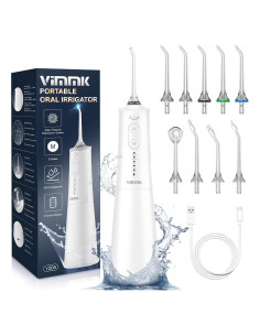 Irrigador Oral Inalámbrico VIMMK Y208 300ML 9 Boquillas IPX7