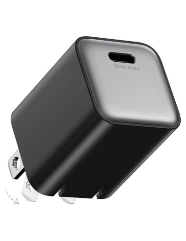 Cargador de pared 30W Wegear USB C GaN III rápido plegable