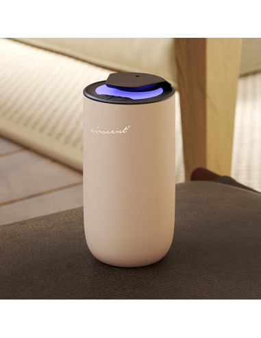 Difusor de Aceite Aromático AirScent Mini Sin Agua Dorado 15 mL