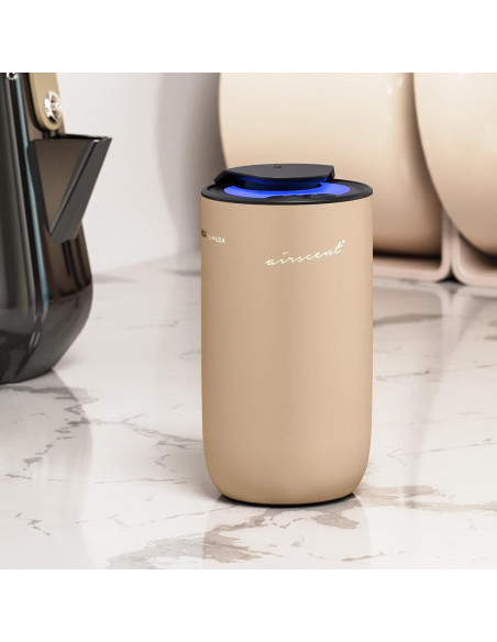 Difusor de Aceite Aromático AirScent Mini Sin Agua Dorado 15 mL