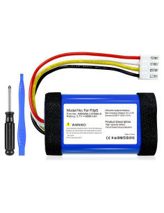 Batería de Reemplazo 8500mAh para JBL Flip 5 - Alta Capacidad
