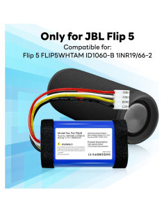 Batería de Reemplazo 8500mAh para JBL Flip 5 - Alta Capacidad 2