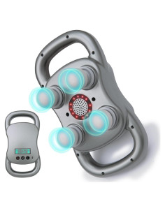 Pistola de Masaje Eléctrica SUPBAND HY-ST2024 4 Cabezas Gris