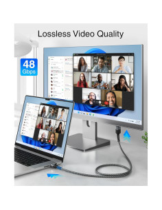 Cable USB C a HDMI BlueRigger 8K 1.83m 60Hz 48Gbps 2