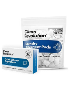 Cápsulas de Lavandería Clean Revolution 100% Naturales 100 Unidades