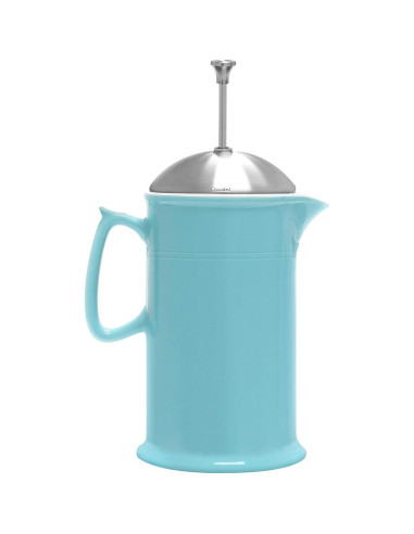 Prensa Francesa de Cerámica Chantal 28 oz Aqua con Émbolo