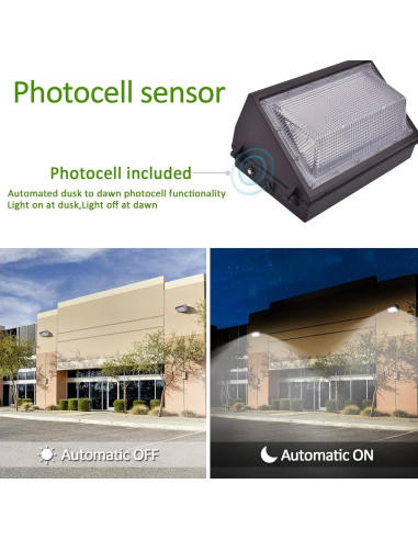 Luz de Paquete de Pared LED Tesoorda 80W 10500LM IP65