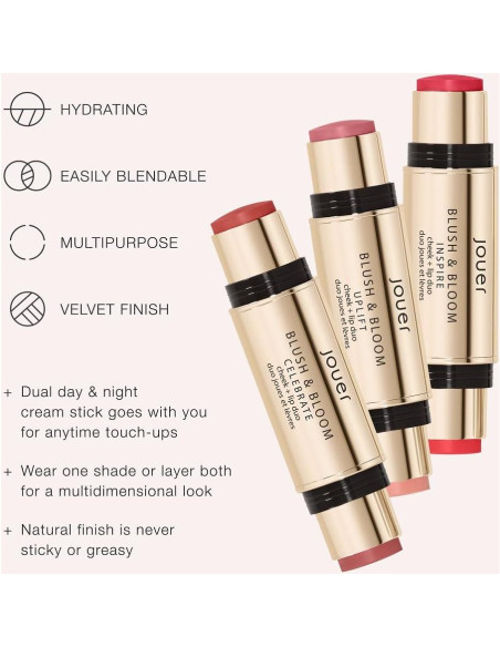Dúo de Rubor y Labios Jouer - Barra Hidratante Celebrar