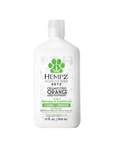 Champú y Acondicionador Herbal para Perros Hempz Petz 482.8 g