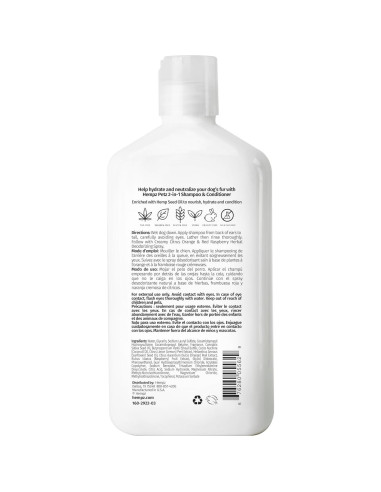 Champú y Acondicionador Herbal para Perros Hempz Petz 482.8 g