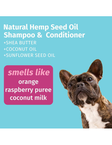 Champú y Acondicionador Herbal para Perros Hempz Petz 482.8 g