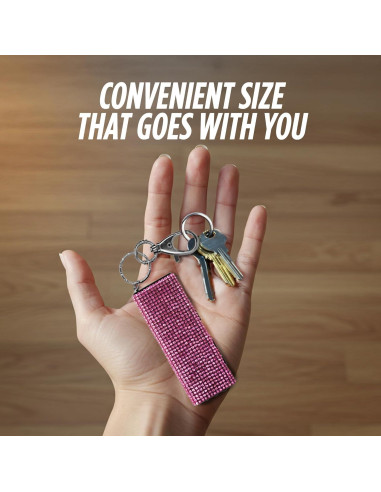 Mini Pistola de Choque Llaverito Guard Dog Bling It On Rosa