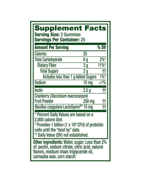 Gominolas Align Probiotico + Prebiotico 50 Unidades Salud Femenina