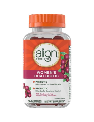 Gominolas Align Probiotico + Prebiotico 50 Unidades Salud Femenina
