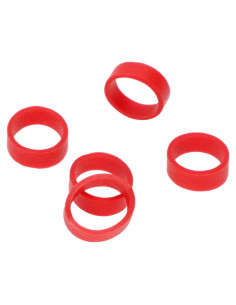 Correas de Silicona Rojas ONLYKXY 250 Piezas Reutilizables