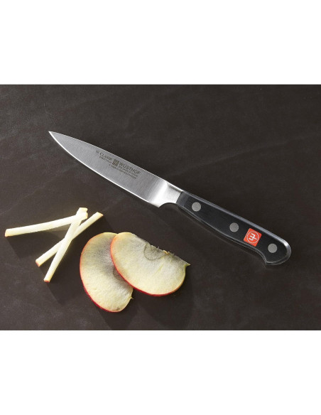 Cuchillo de Pelar Wüsthof Classic 8.9 cm Acero Inoxidable Negro
