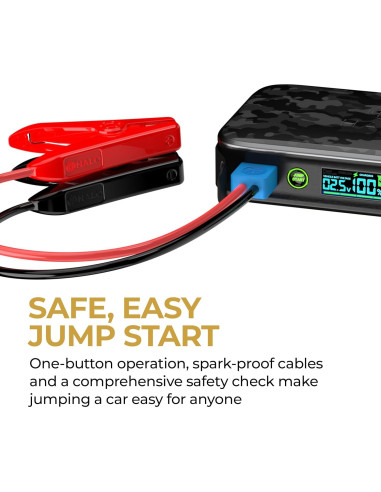 Arrancador de Coche Portátil HALO Bolt PAL 1000 - Negro