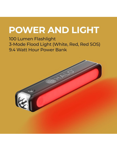 Arrancador de Coche Portátil HALO Bolt PAL 1000 - Negro