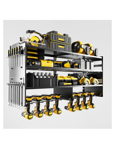 Organizador de Herramientas Oviitech Montaje en Pared 4 Niveles