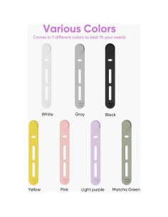 Bridas de Silicona 14 Pcs TSJLIKI 8 cm Reutilizables Multicolor 2