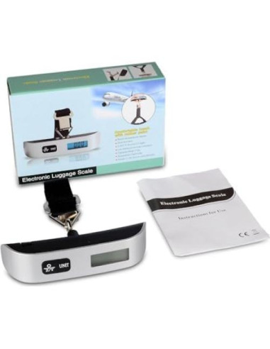 Báscula de Equipaje Digital Shaoguang 50kg Pantalla LCD Negra