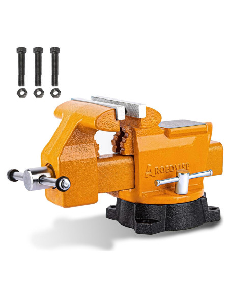 Prensa de Banco AROEDVISE 4.5" Giratoria Industrial 1500kg