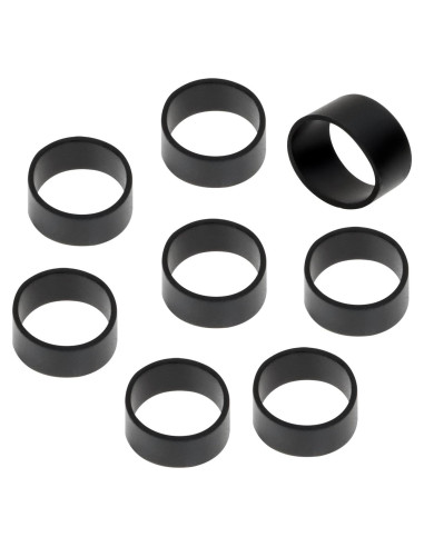 200 Correas de Silicona Negras ONLYKXY para Cables 8x5mm