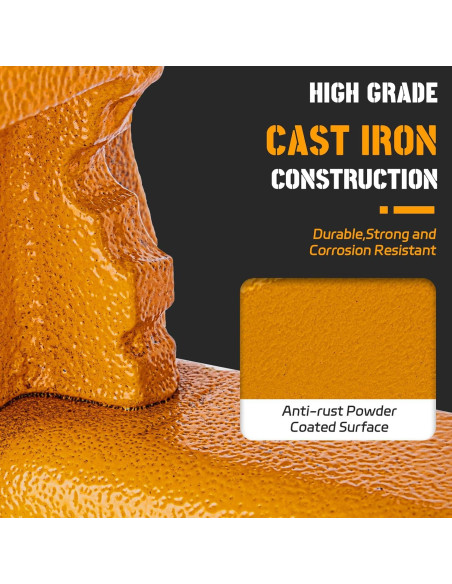 Prensa de Banco AROEDVISE 4.5" Giratoria Industrial 1500kg