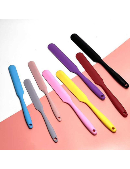 Juego de Espátulas de Silicona YAJUYANG 5 Piezas Multicolor