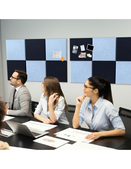 Paneles Acústicos UMIACOUSTICS 12 PCS 30x30 cm Azul Profundo