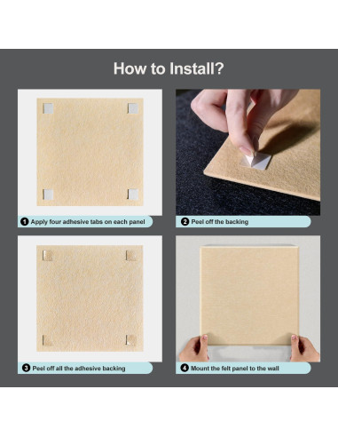 Paneles Acústicos UMIACOUSTICS 12 PCS 30x30 cm Azul Profundo