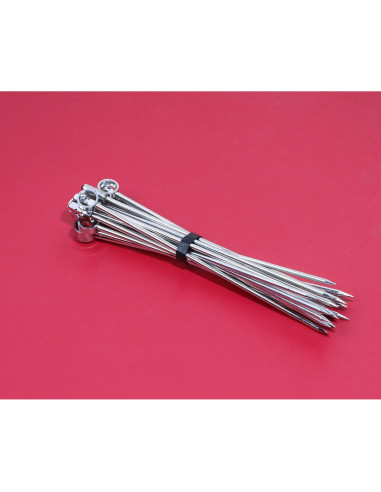 200 Correas de Silicona Negras ONLYKXY para Cables 8x5mm