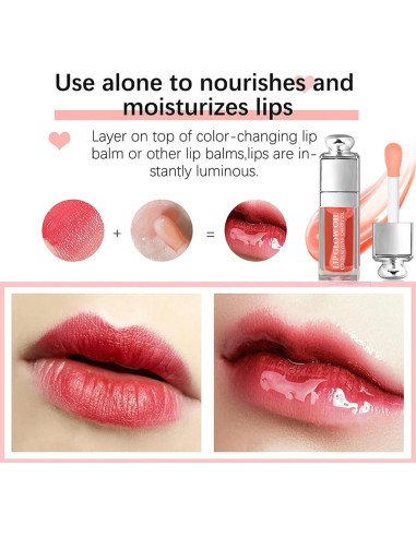 Aceite Brillante Hidratante para Labios Raytin 5.67g Frambuesa