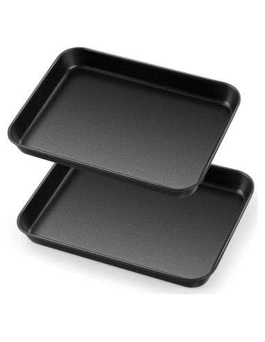 Juego de 2 bandejas para hornear Herogo 22.86x17.02 cm antiadherente