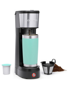 Cafetera Chefman InstaCoffee Max 414 ml Negra Acero Inoxidable 2